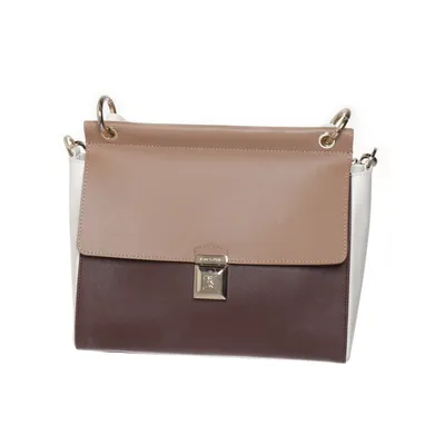 Axelremsväska (Brun, Beige) från Patrizia Pepe Skinn, Polyester