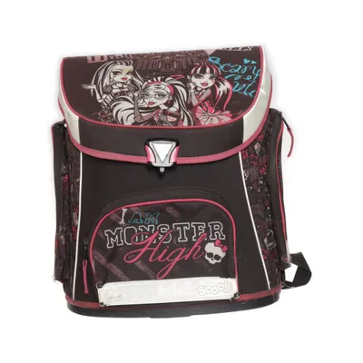 Backpack (Black, Pink, Multicolored)