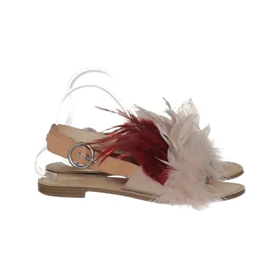 Sandalen (Beige, Rot, Mehrfarbig) von Andrea Puccini Leder
