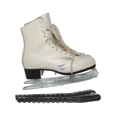 Ice skates (White) from Jofa Leather