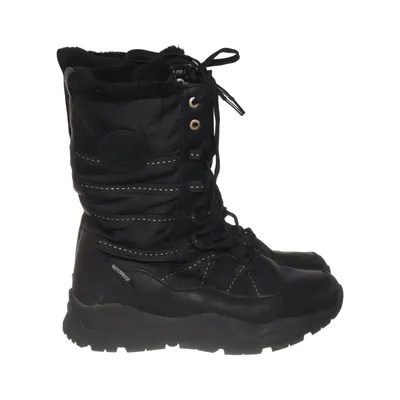 Bottes à lacets (Noir) de Linear of Sweden