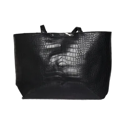 Håndtaske (Sort) fra Guess Bomuld, Polyester, Polyurethan