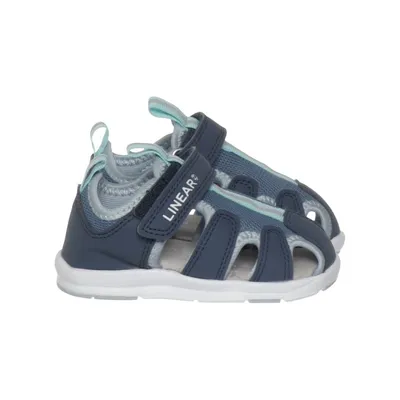 Sandales (Bleu, Gris) de Linear of Sweden Faux cuir