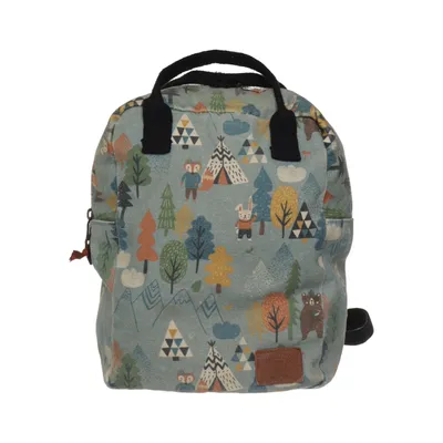 Backpack (Green, Multicolored) from North West Cotton