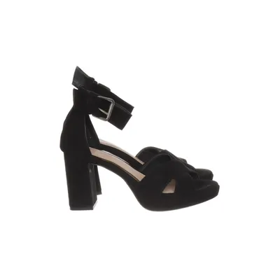 High heel sandals (Black) from Manfield