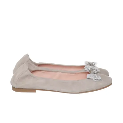 Ballet flats (Gray, Silver) from Unisa Leather