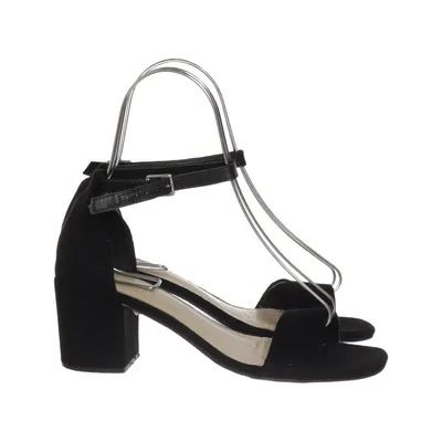 High heel sandals (Black) from Depeche Leather