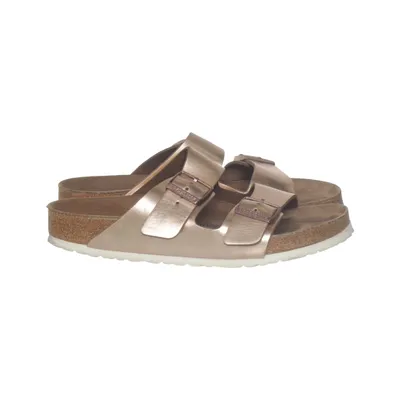 Hjemmeskor (Guld) fra Birkenstock Læder