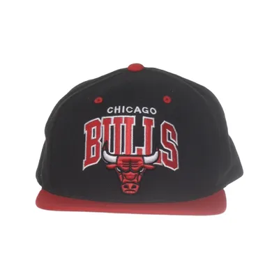 Baseball cap (Black, Red) from Mitchell & Ness Acrylic, Wool