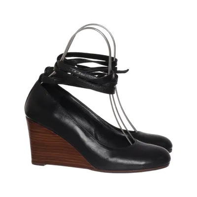 Keilschuhe (Schwarz) von WHYRED Leder