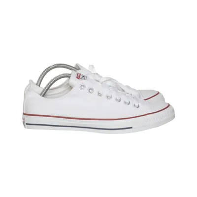 Canvas sko (Hvid, Rød) fra Converse