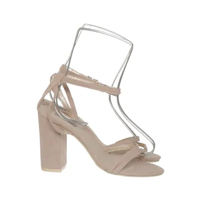 Højhælede sandaler (Beige) fra NLY Shoes