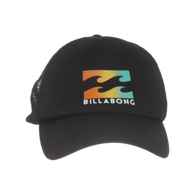 Trucker cap (billabong trucker cap, surf style, black cap, classic color, easy to match, trucker hat, mesh back, breathable fit, streetwear cap, everyday essential, skater style, casual look, summer cap, perfect for sunny days, adjustable fit, one size fits most, lightweight cap, comfortable wear, logo cap, iconic billabong branding, beach style, surf vibe, y2k fashion, trending now, tiktok fashion, pinterest style, minimalist design, clean aesthetic, unisex cap, fits any outfit, sporty look, active lifestyle, urban style, street fashion, must have accessory, wardrobe staple, versatile piece, easy everyday use) from Billabong Polyester