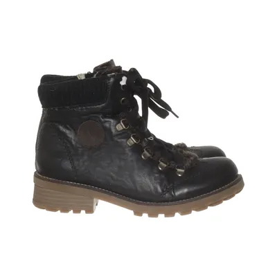 Laced boots (Black) from Rieker