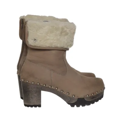Stiefeletten (Beige) von Swedish Hasbeens Polyurethan, Wolle