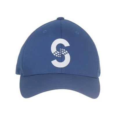 Honkbalpet (Blauw) van Yupoong Katoen, Elastaan, Polyester