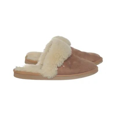 Slippers (Brown, Beige) from Shepherd Leather, Wool