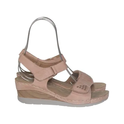Sandales (Rose) de Clara Barson Cuir