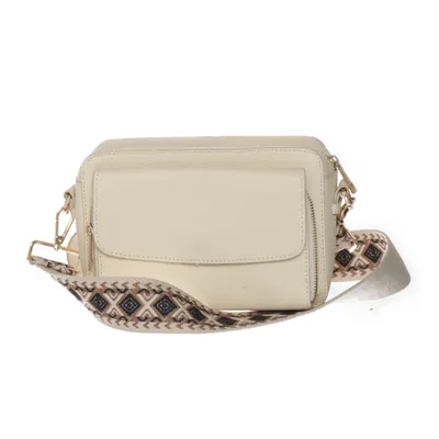 Axelremsväska (Beige) från Zign Skinn
