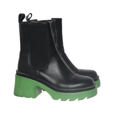 Chelsea boots (Black, Green)