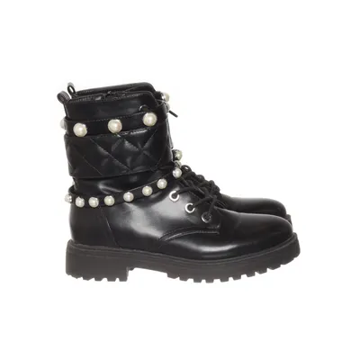Snørestøvler (Sort) fra Lucky Shoes