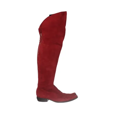 Bottes (Rouge) de Footlight Cuir