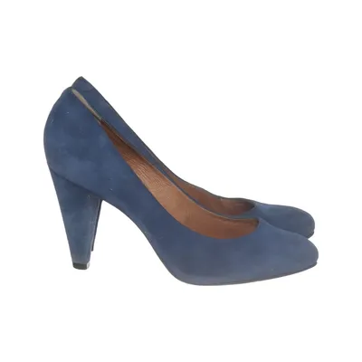 Escarpins (Bleu) de Clou Cuir