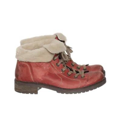 Laced boots (Red) from Sansibar