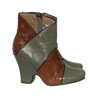 Bottes à talons (Marron, Vert) de Fly London