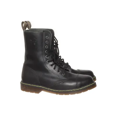 Laced boots (Black) from Steel Leather