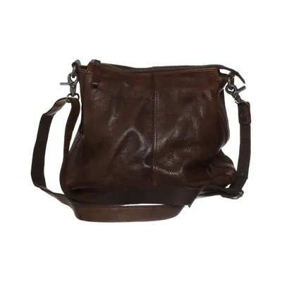 Sac à bandoulière (Marron) de Spikes & Sparrow Coton, Cuir, Polyester
