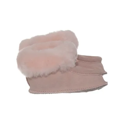 Chaussons pour bébé (Rose, Beige) de Axelda Cuir, Laine