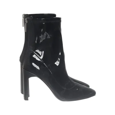 Heeled boots (Black) from Qupid Leather