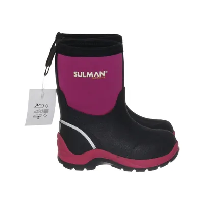 Regenlaarzen (Zwart, Roze) van Sulman