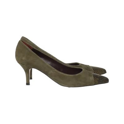 Escarpins (Vert, Multicolore) de Gennia Cuir