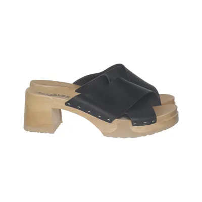 Clogs (Black, Beige) from SOFTCLOX Leather
