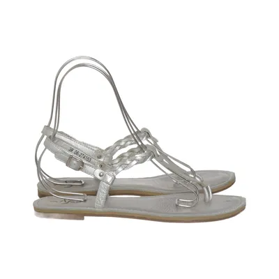 Sandals (Silver) from Nilson Leather
