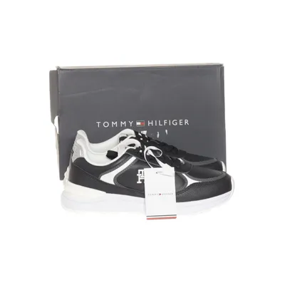 Baskets (Noir) de Tommy Hilfiger Cuir