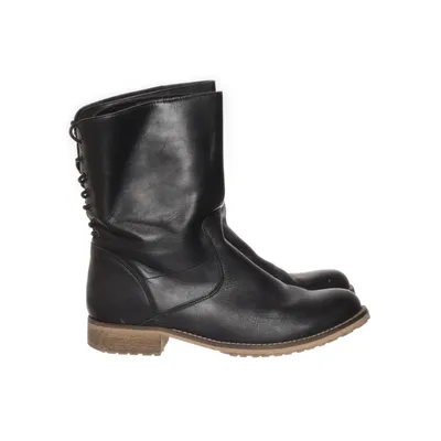 Boots (Svart) från 5th Avenue Polyester, Skinn