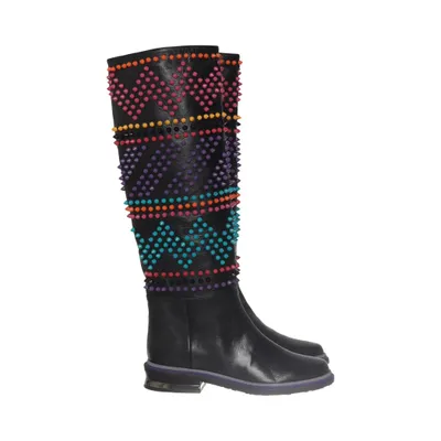 Bottes (Noir, Multicolore) de Baldinini Cuir