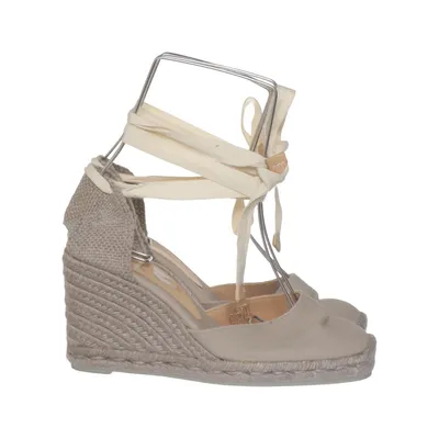 Chaussure compensées (Carina) de Castañer Cuir