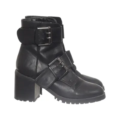 Laarzen met hak (Zwart) van Buffalo Polyester