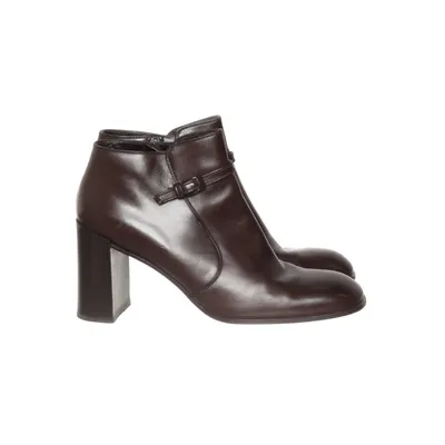 Bottes à talons (Marron) de Mario Bologna