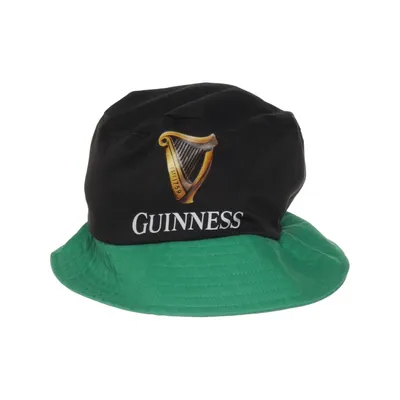 Bucket hat (Black, Green) from Guinness Recycled polyester