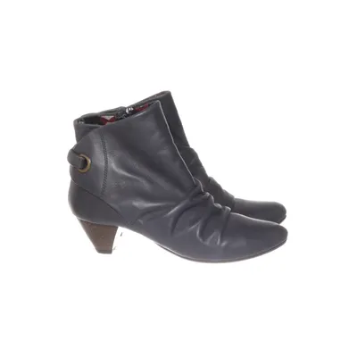 Heeled boots (Blue) from Smh Shoes Unlimited Leather