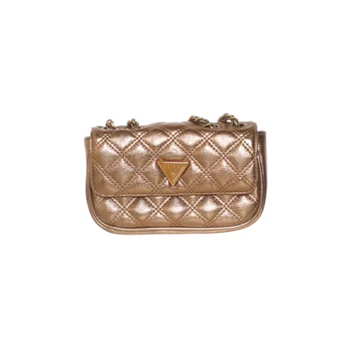 Handväska (Guldfärgad) från Guess Bomull, Polyester