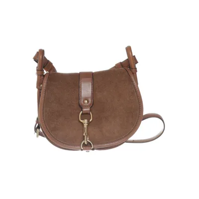 Skuldertaske (Jamie Medium Suede Saddle Bag) fra Michael Kors