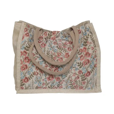 Sac en toile (Beige, Multicolore)