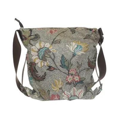 Sac à bandoulière (Gris, Multicolore) de Ceannis Coton, Lin