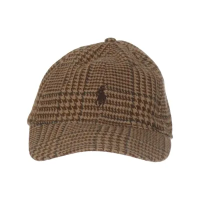 Baseballkeps (Brun, Flerfärgad) från Polo Golf Ralph Lauren Bomull, Ull